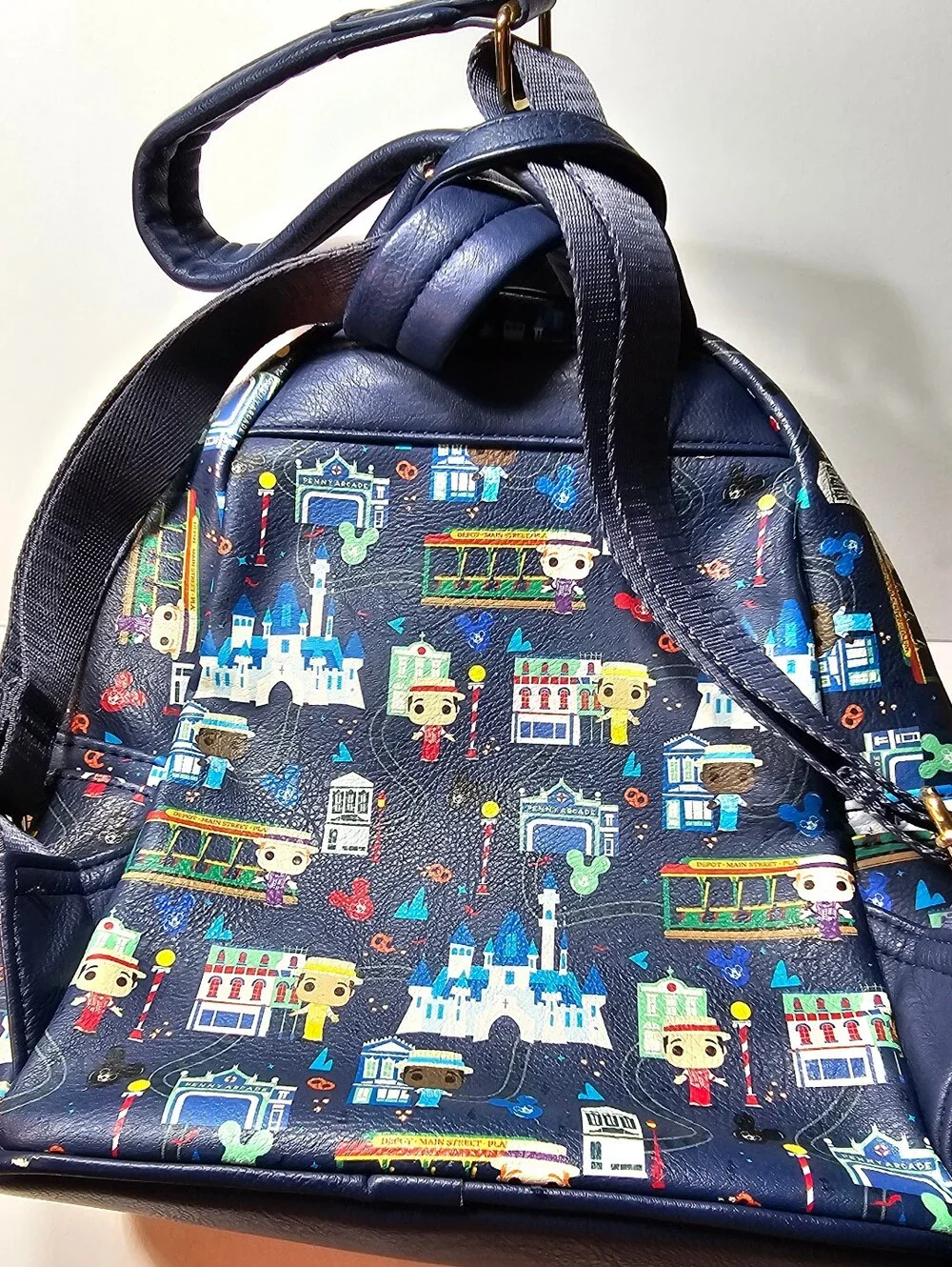 Disney Parks Dapper Dans Main Street USA Backpack By Loungefly. In very good con